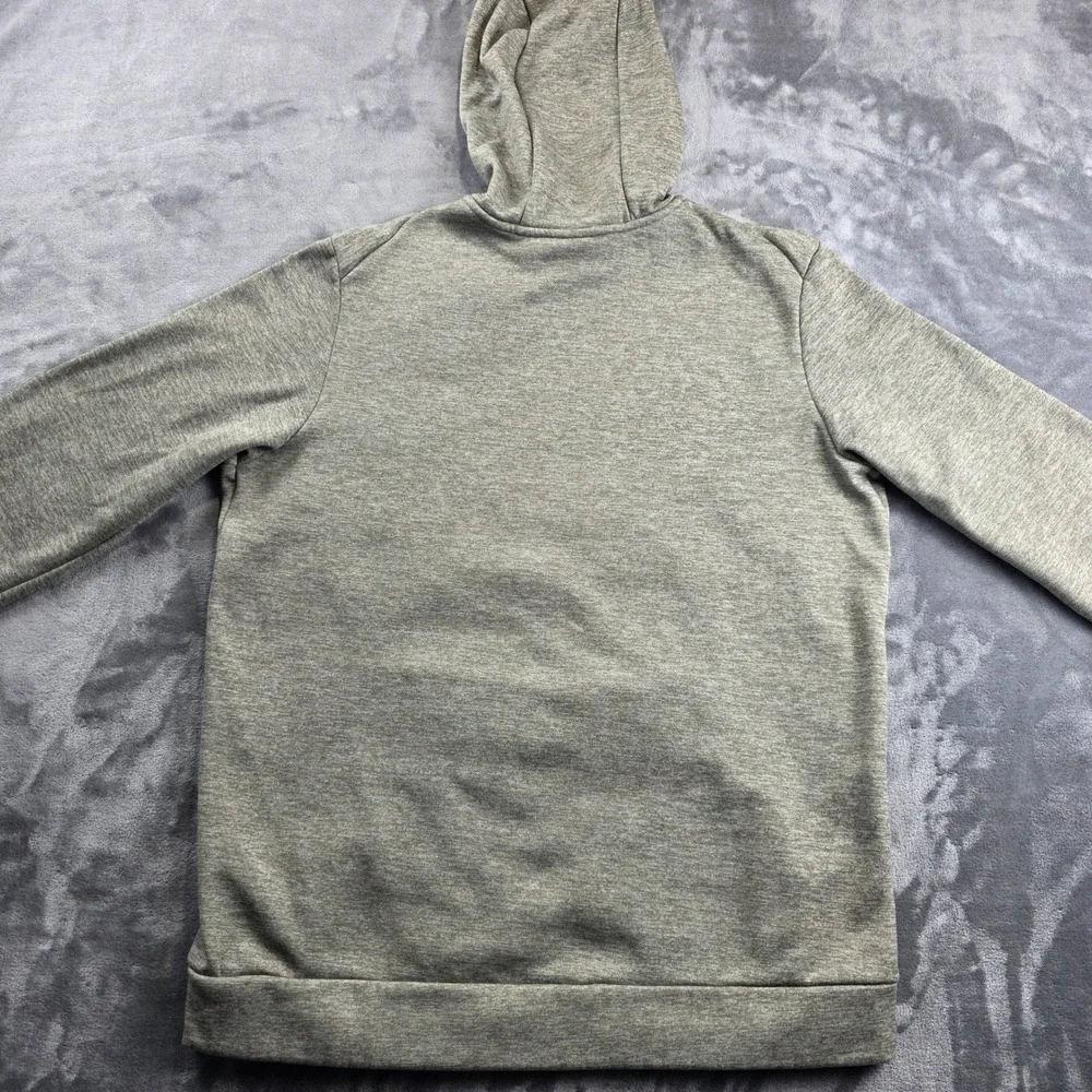 Nike Hoodie Mens Medium Olive Green Dri-FIT Graphic Swoosh Pullover‎ Sweatshirt